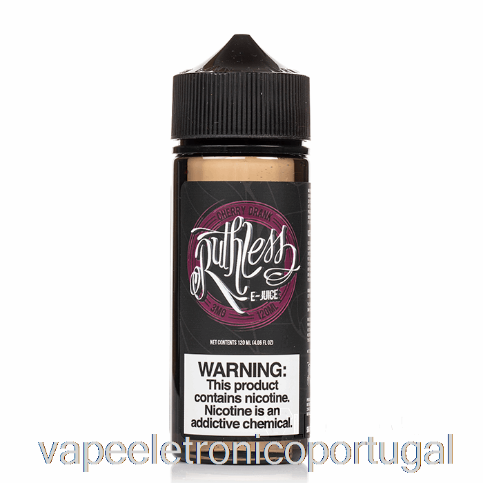 Vape Eletronico Cereja Bebeu - Implacável - 120ml 0mg